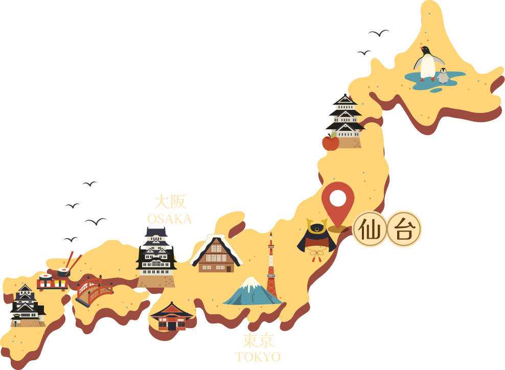仙台地圖