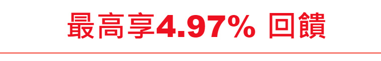 回饋無上限 1.22%
