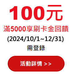 回饋無上限 1.22%