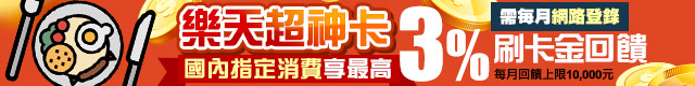 國內消費最高4.25%回饋