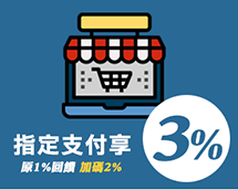 指定支付享3%