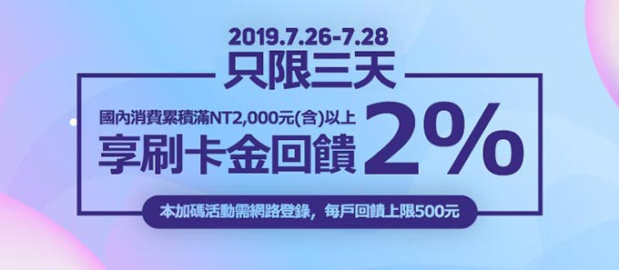 【最後加碼 2%回饋】 出遊帶樂天，心情high翻天